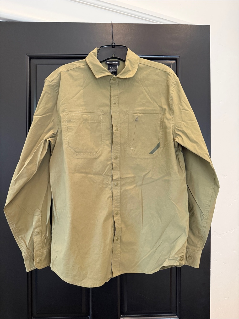 Burton Olive Utility Button-Down Shirt